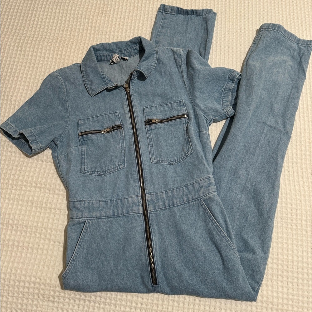 Denim Blue Jumpsuit